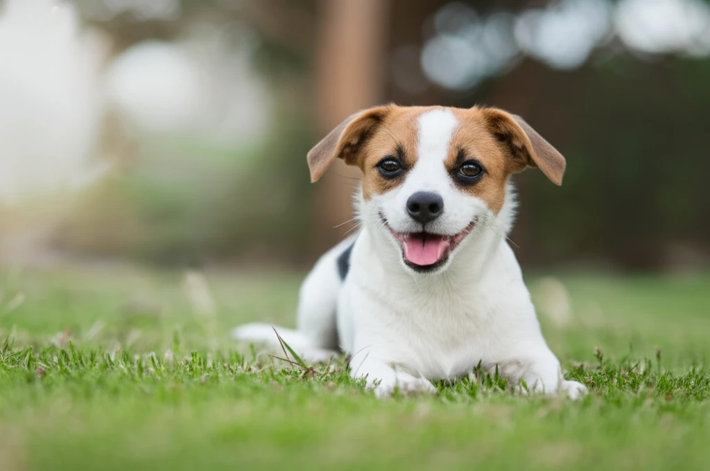 Chien qui observe l'environnement