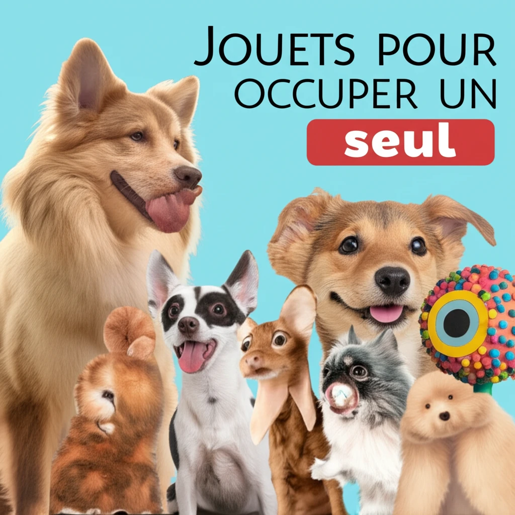 Jouets pour occuper un chien seul